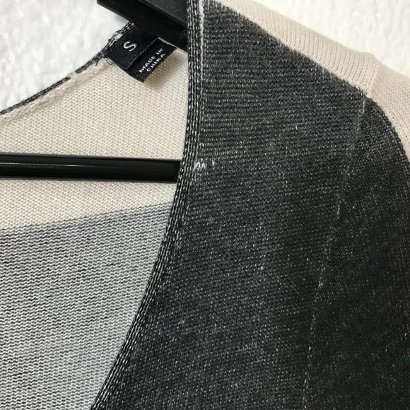 Alexander McQueen x Puma Sweater Size S Colorblock Viscose Blend Gray Ivory - Picture 4 of 14